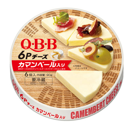 QBB カマンベール入り6Pチーズ 90g